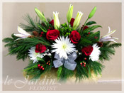 Love Christmas - Table Centerpiece Floral Arrangement