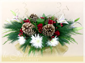 Christmas Traditions Flower Arrangement